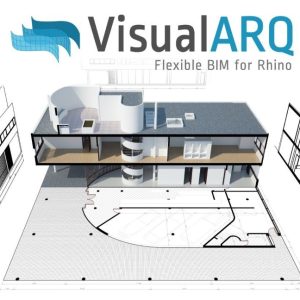 پلاگین ویژوال آرک 3.8 (Visual ARQ) برای راینو 8